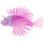 Magideal Artificial Silicone Glow Lionfish Snailfish Aquarium Fish Tank Decor Red S