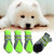 Magideal Pet Dog Puppy Boots Water Repellent Anti-Slip Protective Boots Shoes Green S