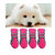 Magideal Pet Dog Boots Water Repellent Anti-Slip Protective Boots Shoes Pink S