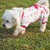 Magideal Pet Dog Puppy Cotton Clothes Soft Pajamas Cartoon Jumpsuit Apparel Pink Xl