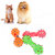 Magideal Pet Dog Cat Puppy Giggle Wobble Bite Play Rolling Bone Sound Funny Ball Toy