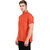 Abhiyuthan Striped Red Casual Short Kurta for Men