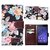 Vintage Black Flower Magnetic Flip Tpu Jacquard Leather Wallet Card Slot Stand Cover Case For Sony Xperia Z3
