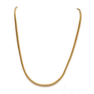 Buy Micro Gold Plated Neck Chain for Men Women, 25 Inch Long, Gold Tone ...