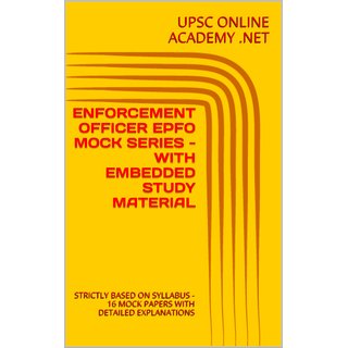 ENFORCEMENT OFFICER EPFO MOCK SERIES -WITH EMBEDDED STUDY MATERIAL