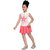 Aarika Girls Self design Party Wear Top and Skirt Set