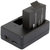 Magideal Portable USB Dual Slot Battery Charger for SJCAM SJ4000 SJ5000 SJ6000 Camera