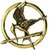 Mahi The Hunger Games Brooches Inspired Mockingjay And Arrow Movie Bird Brooch Pins Unisex (Medium Size) BP1101003G