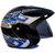 Autofy - O2 -  Full face Helmet (Black  Blue)