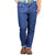 Masterly Weft Blue Regular Fit Jeans for Men