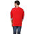 Aurelio Marco Stylish Millange Grey Red V Neck Men T Shirt