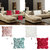 Magideal Flower Design Pillow Cover Linen Throw Sofa Cushion Case Bed Decor Dark Pink