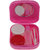 Magideal Pocket Size Travel Kit Contact Lens Case Storage Holder Container Rose Red