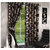 Set Of 4 Multi Color (Brown) Luxurious Long Door Curtains From The House Of Livein Furnishing Studio- Length 9Ft Width 4Ft