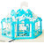 Magideal 3D Pop Up Invitation Greeting Card Wedding Birthday Merry-Go-Round Blue