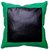 Zakina Set Of 4 P.U  Leather  Green Cushion Cover ( ZE6058 )