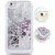 iPhone 6s Plus Case,iPhone 6 Plus Case,Hundromi Luxury Bling Glitter Sparkle Hybrid Bumper Case with Liquid Infused with Glitter and Stars iphone 6 Plus/6s Plus-Silver