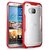 HTC One M9 Case, SUPCASE Unicorn Beetle Series Premium Hybrid Protective Clear Case for HTC One M9 , Retail Package (Frost Clear/Red)