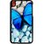 Ayaashii Blue Color Butterfly Back Case Cover for HTC Desire 816::HTC Desire 816 G