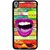 Ayaashii Lips With Pattern Back Case Cover for HTC Desire 820::HTC Desire 820Q::HTC Desire 820S