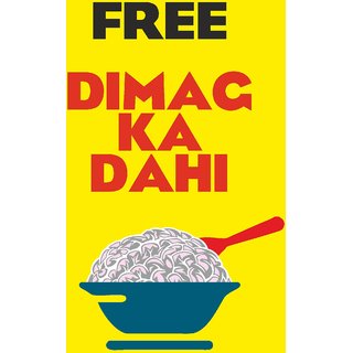 Buy Dimag Ka Dahi Poster Online @ ₹170 from ShopClues