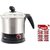 Eveready Multi-Function Kettle - KET504 - 1200W With Free 10 Eveready Battery