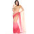florence clothing company Pink Chiffon Embroidered Saree With Blouse