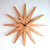 Handmada Wood Wall Clock CORBETT Star 56 CM