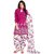 Pricebet Pink Printed Crepe Salwar Suit Material