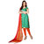 Trendz Apparels Green Plain Stylish Dress Material VS4410