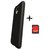 Soft Black Dotted Back Cover Black For IPHONE 5S   With sandisk sd card adapter