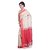 BENGAL HANDLOOM Women's Cotton Saree with Blouse Piece (Beige)