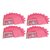Fashion Bizz Regular Pink Saree Cover Combo( pack of 48)