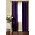 Lushomes Purple Dupion Silk Curtain with 6 plastic eyelets (Pack of 2 pcs) for Doors
