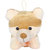 Ultra Soft Fox Shaped Brown Colored Toy for Kids, 11 inches