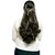 Homeoculture Black Synthetic 24inch Party Hair Extensions with Plastic Clutcher