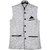 Gray Regular Fit Plain Nehru Jacket for Men