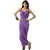 Mesmerizing Purple Plain Dress
