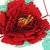 Magideal 3D Pop Up Invitation Greeting Card Valentine Anniversary Birthday Peony Red