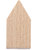 Magideal House Shape Wooden Memo Holder Paper Note Photo Clip Wedding Desk Decoration
