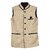 Brown Regular Fit Plain Nehru Jacket for Men