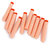 Magideal Kids Toy Gun Nerf Bullet Darts For N-Strike Elite Guns 100Pcs Orange