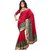 Monalisa Party Wear Red Bhagalpuri Silk Embroidered Saree