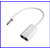 3.5Mm Stereo Audio Cable 1 Male To 2 Female Dual Headphone Adapter
