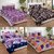 BSB Trendz 3D Printed Double Bedsheet With 2 Pillow Covers