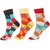Neska Moda Premium 3 Pair Multicolor Women Exclusive Contemporary Pure Cotton Tribal Ankle Length Socks