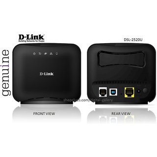 D-link DSL2520U ADSL2+ Internet Broadband Modem with USB + Ethernet Port