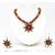 Terracotta -Star Pendant & Necklace with Earrings