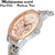 Oxcia Watch Round Dial Silver Metal Strap Men Quartz Watch