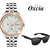 Oxcia Watch Round Dial Silver Metal Strap Men Quartz Watch